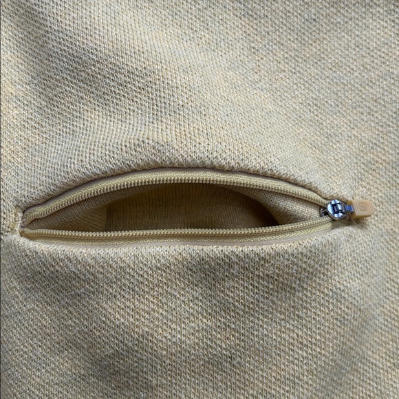 Lululemon | Lightning Bold 1/2 Zip in Heathered Soleil / Vapor Yellow Sz Small - Picture 15 of 15
